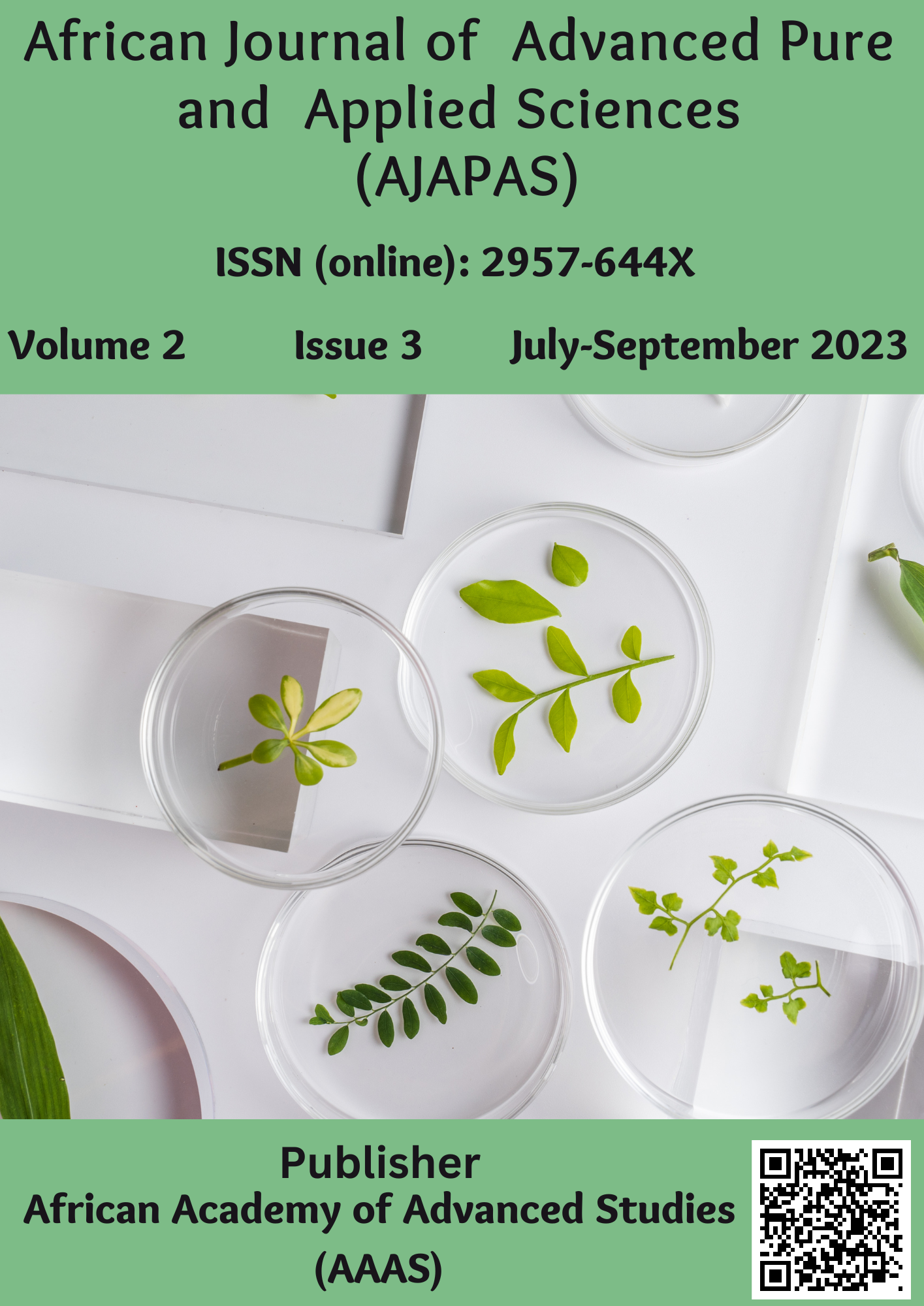 					View Volume 2, Issue 3, July - September 2023
				